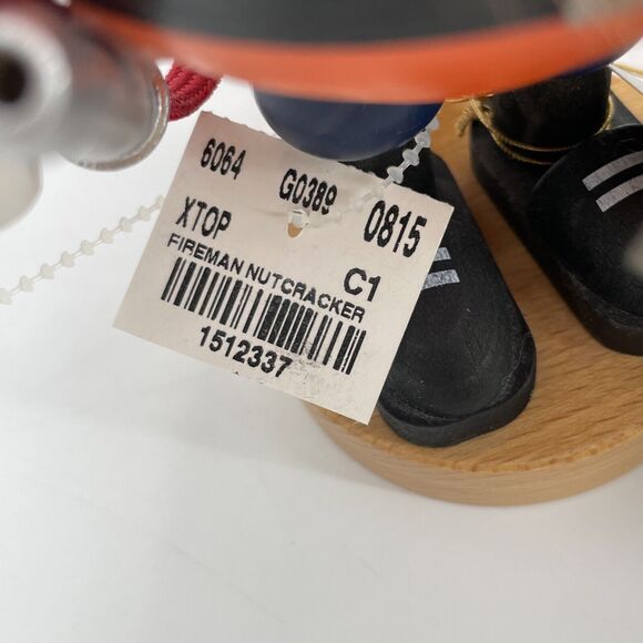 Richard Glaesser Wooden Fireman Nutcracker Water Witch 2 Hose Co Seiffen Germany - Picture 16 of 16